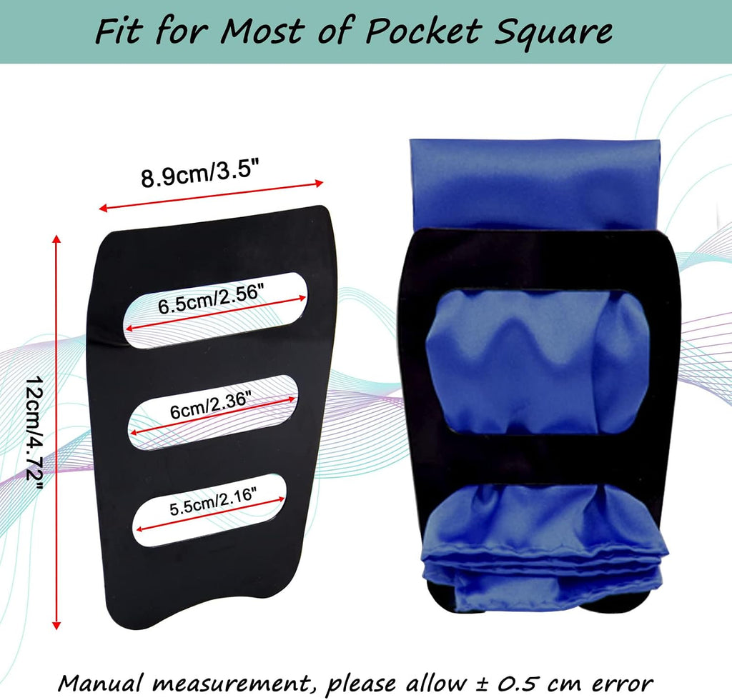 Pocket Squares Holder, Accessories for Men Square Scarf, Suits, Tuxedos,Vests and Dinner Jackets