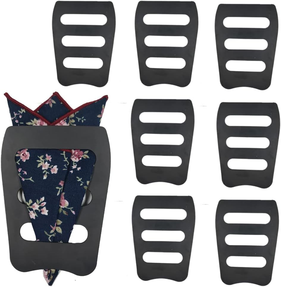 Pocket Squares Holder, Accessories for Men Square Scarf, Suits, Tuxedos,Vests and Dinner Jackets