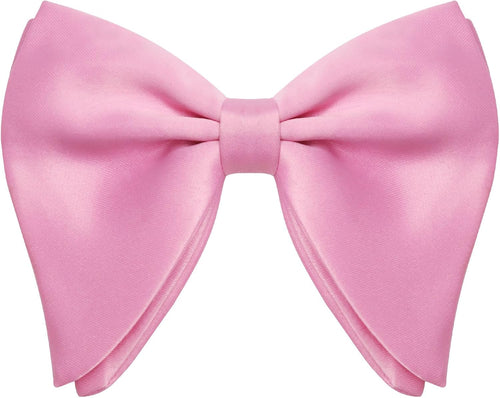 Bow Ties for Men, Oversized Pre-Tied Bowtie Adjustable Mens Bow Tie for Tuxedo, T-Shirt, Wedding, Party, School