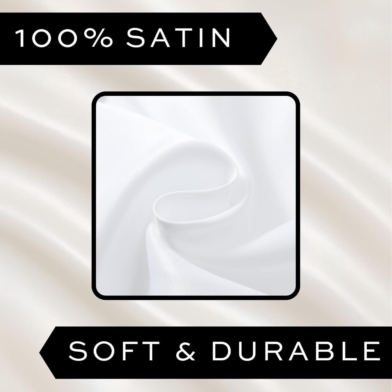 Pocket Squares for Men, Satin Pocket Square, Solid Color Handkerchief for Suits & Tuxedos, Wedding, Party