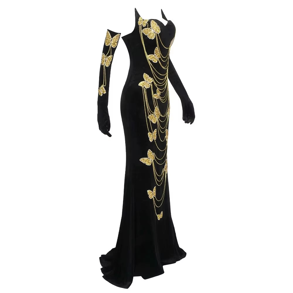 ED2536 Kimshein Fashion Women Clothing Beauty Crystal Ball Gown Evening Dresses Women Lady Elegant